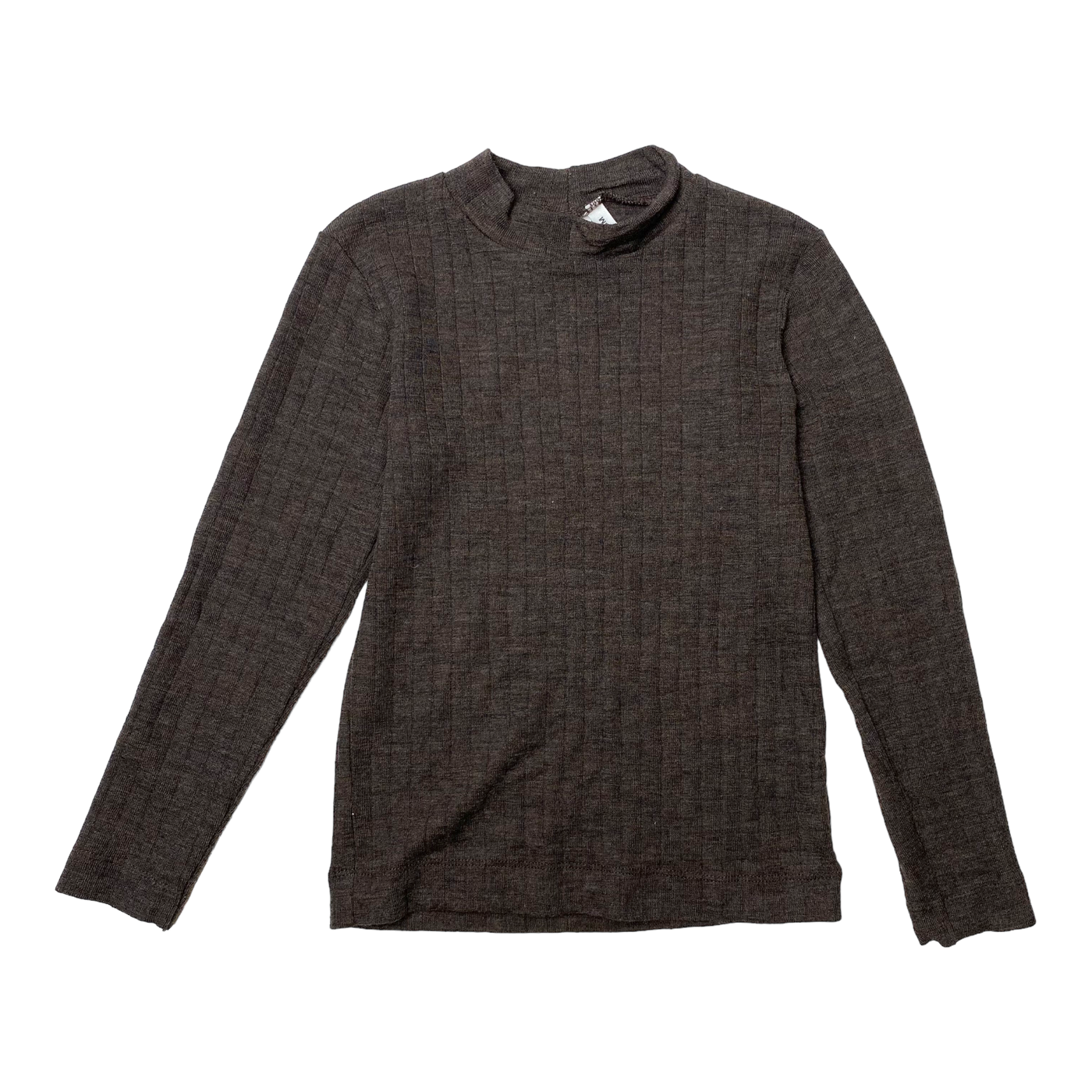 Mainio merino wool shirt, coffee | 110/116cm