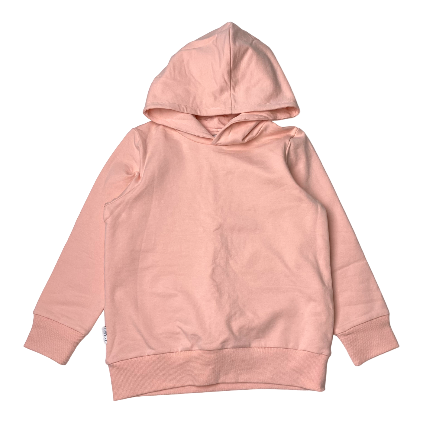 Gugguu basic hoodie, satin pink | 128cm