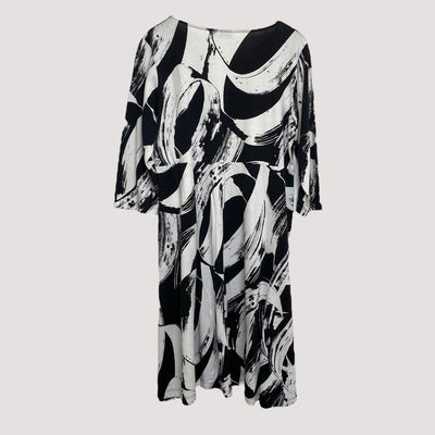 Marimekko dress, black and white | woman XXL
