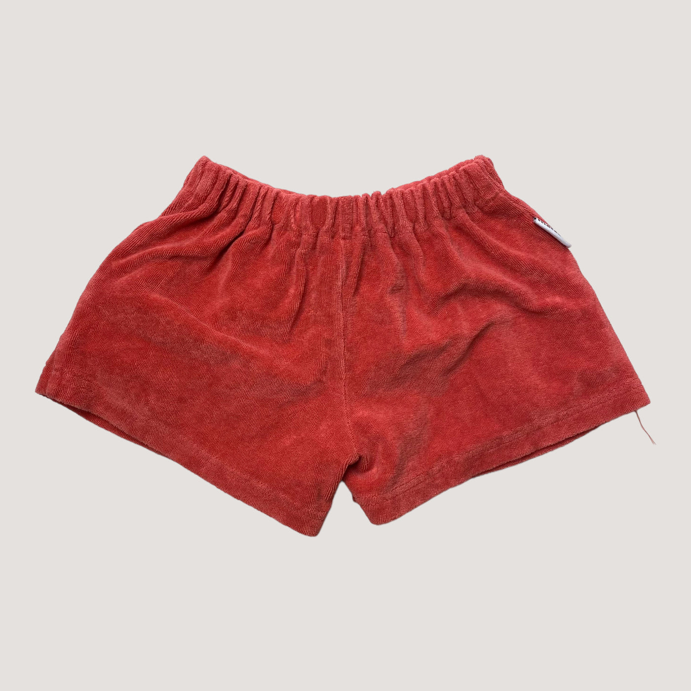 Metsola terry shorts, chili red | 86/92cm