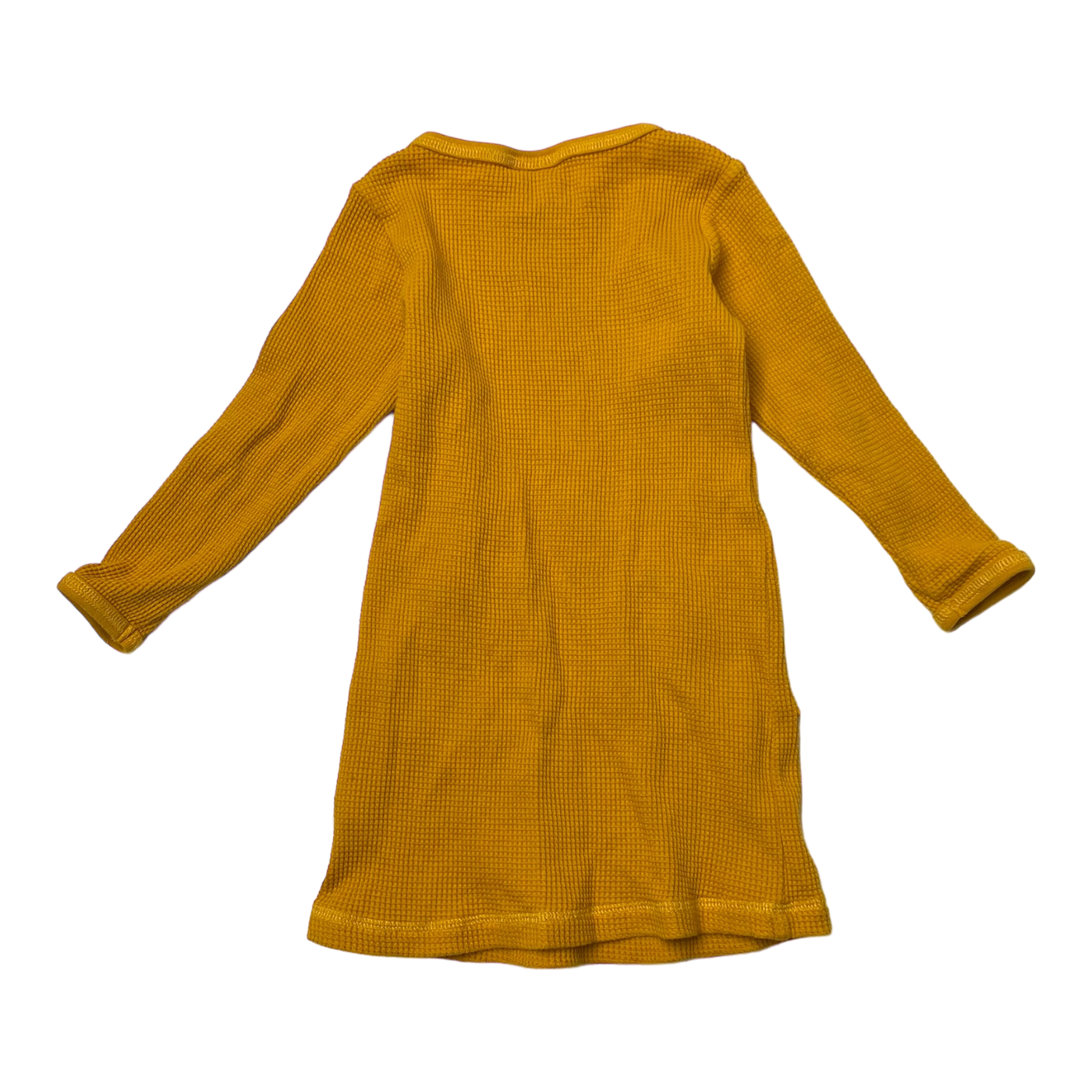 Mainio waffle dress, amber | 86/92cm