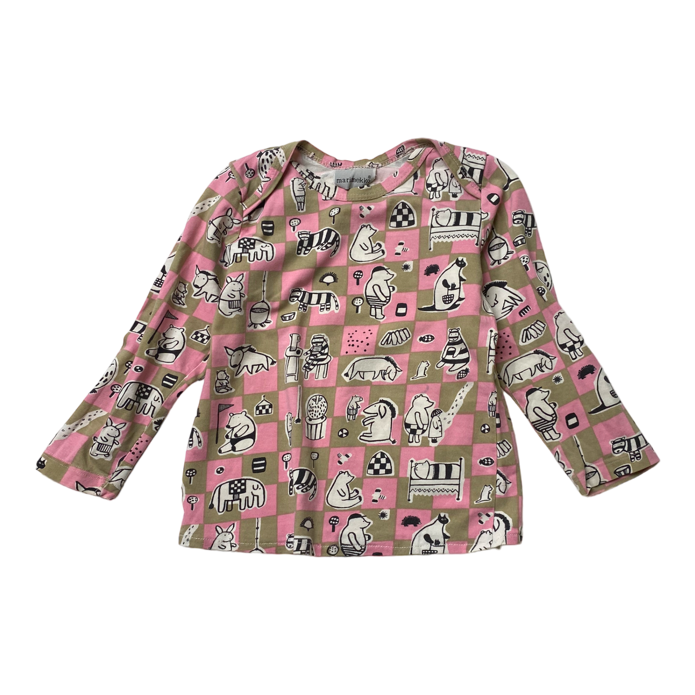 Marimekko shirt, pink | 80cm