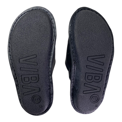 VIBAe Roma leather slippers, preto black | 38