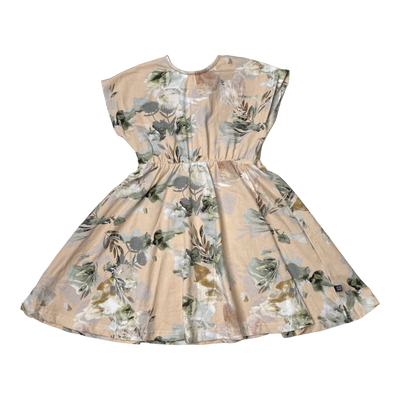 Kaiko dress, spring garden | 86/92cm