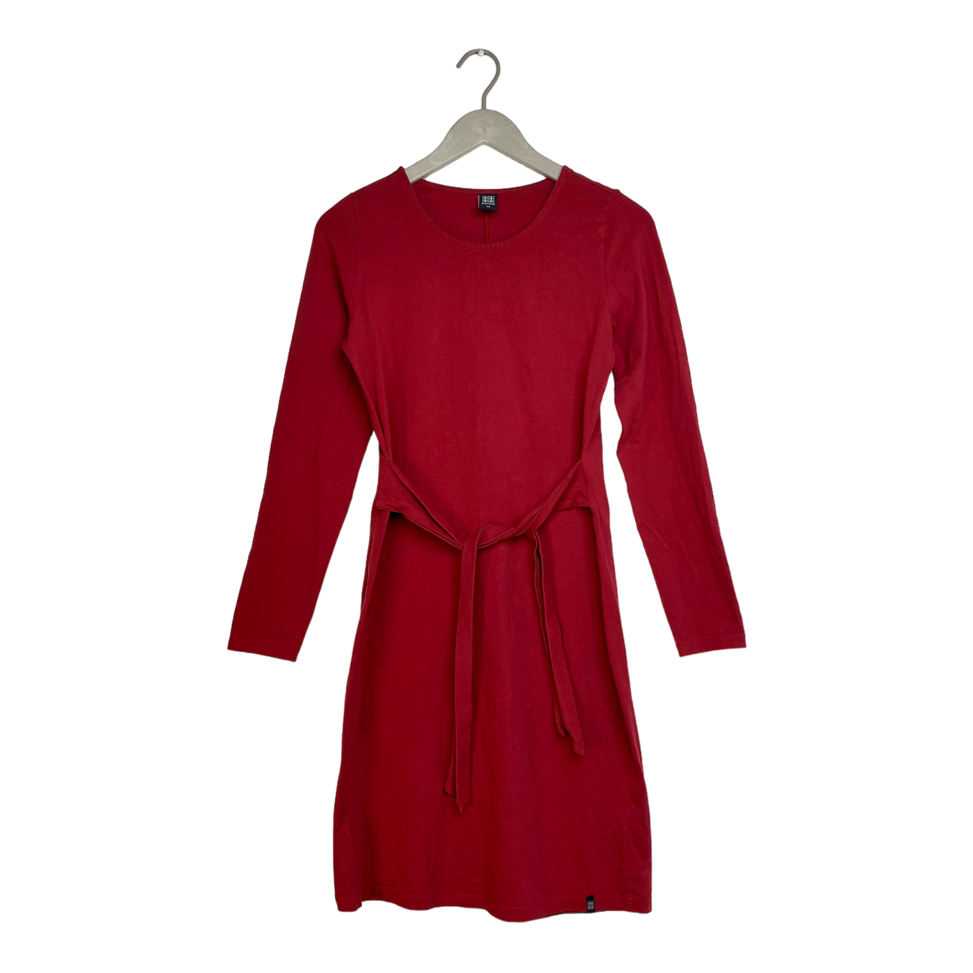 Kaiko belted dress, fire brick | woman XS