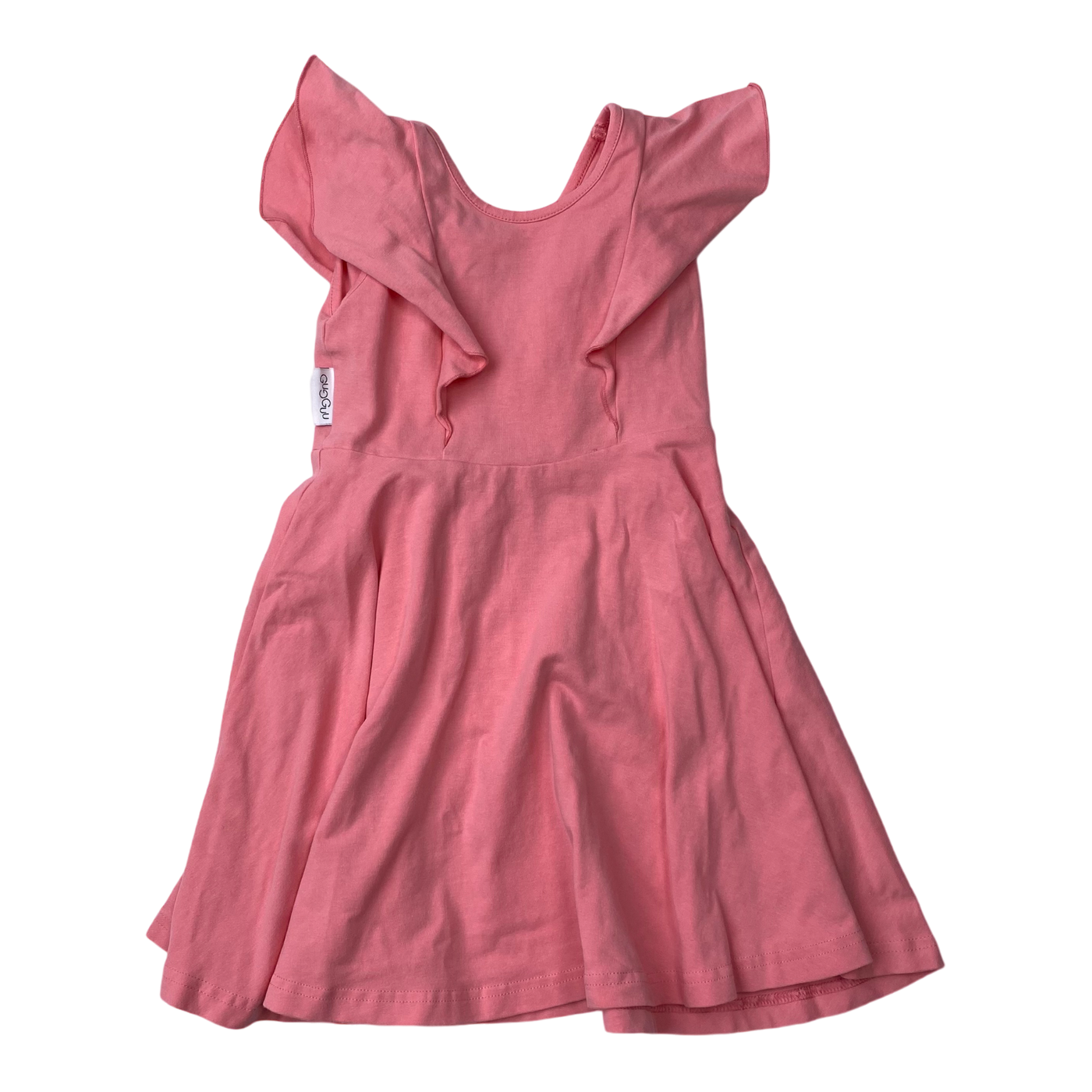 Gugguu sleeveless dress, coral pink | 92cm