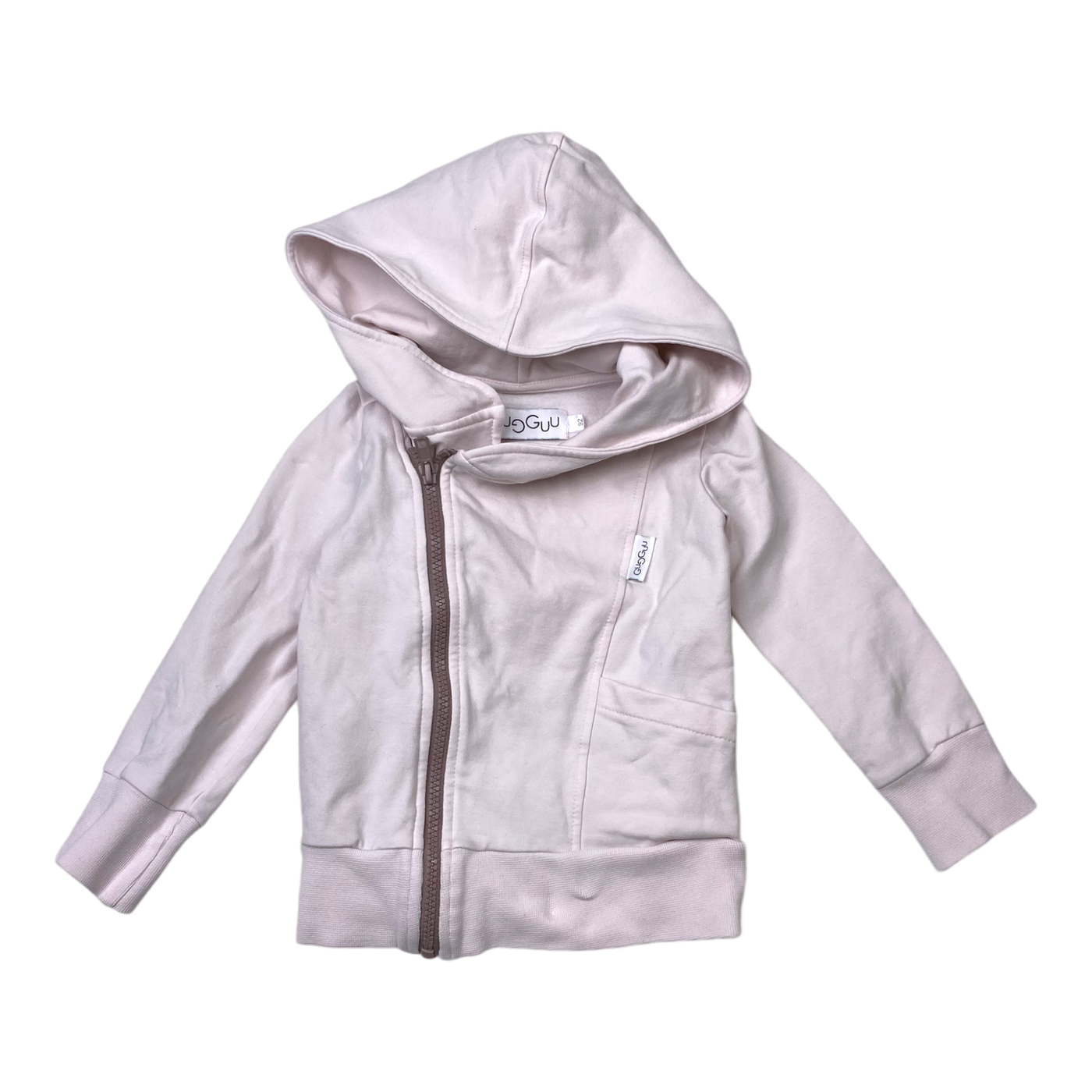 Gugguu zipper hoodie, pink | 92cm