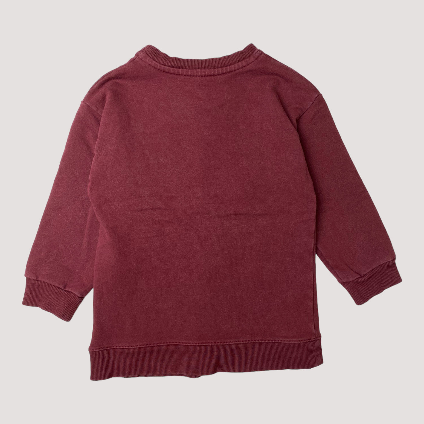pocket sweatshirt, dark red | 98/104cm