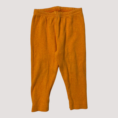 Metsola rib leggings, orange | 74/80cm