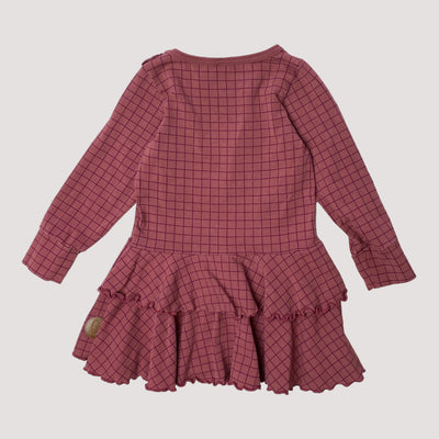 frill  dress, grid | 86/92cm