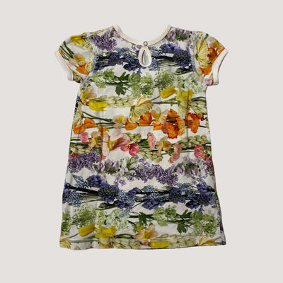 Molo cathleen dress, rainbow bloom | 80cm