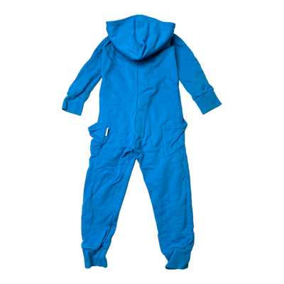 Gugguu sweat jumpsuit, deep sky blue | 110cm