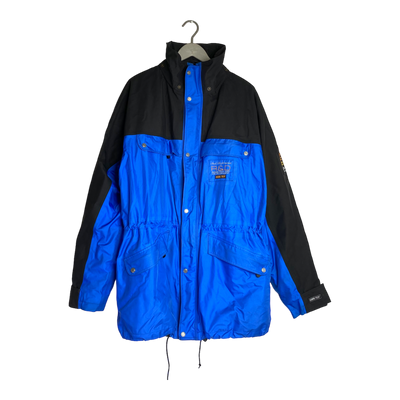 Peak Performance gore-tex winter jacket, blue/black | man XXL