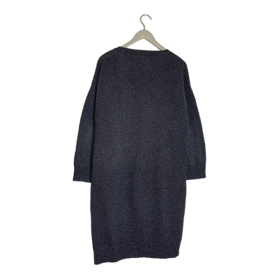 Aarre wool mix cardigan, dark grey  | women S/M