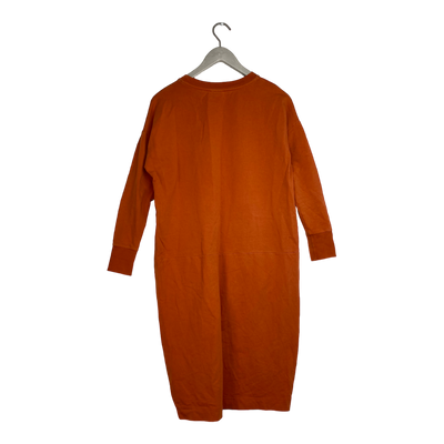 Papu giant split dress, rust | woman XS