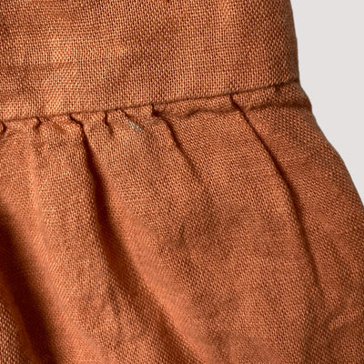 linen t-shirt, coral | women XS