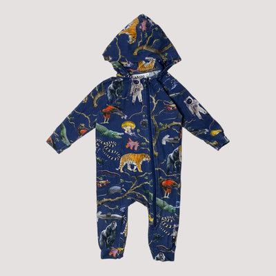 hooded jumpsuit, tree of life | 74cm