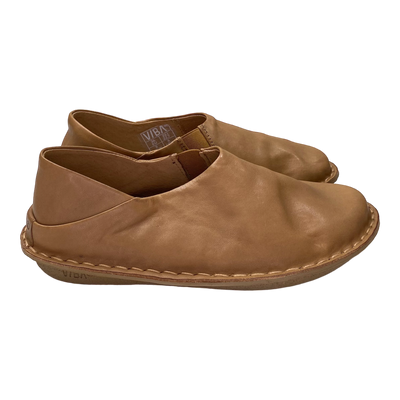 VIBAe Zuma leather shoes, fawn tan | 36