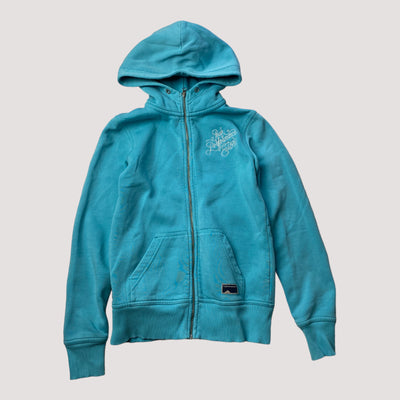 Peak Performance zip hoodie, aqua blue | women XS