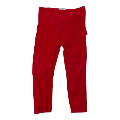 Metsola frill leggings, red | 86/92cm