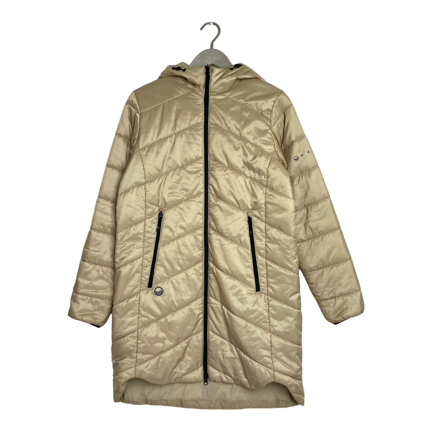Halti element padded parka jacket, wheat | woman 38