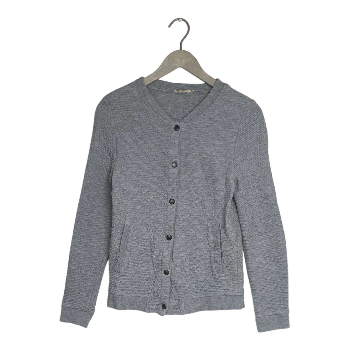 Armedangels sweat cardigan shirt, grey | woman S