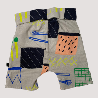 Papu baggy shorts, multicolor | 74/80cm