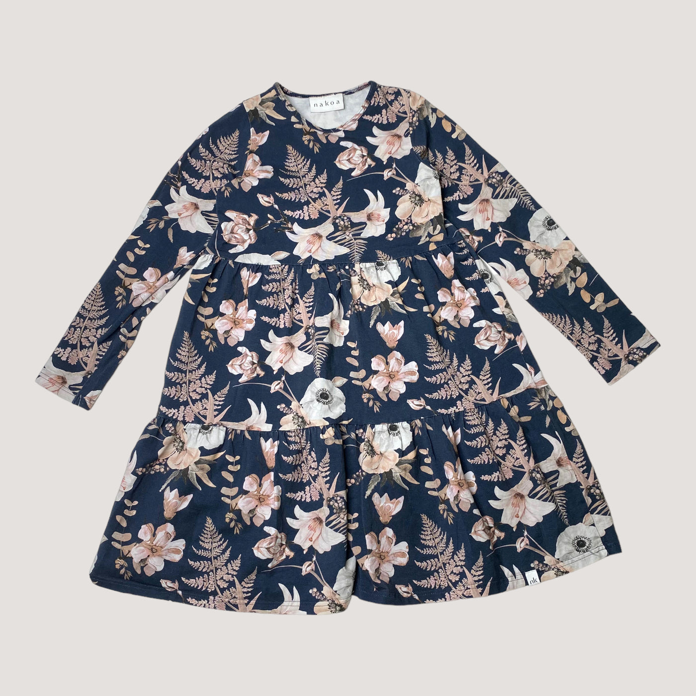layered dress, flowers | 140/146cm