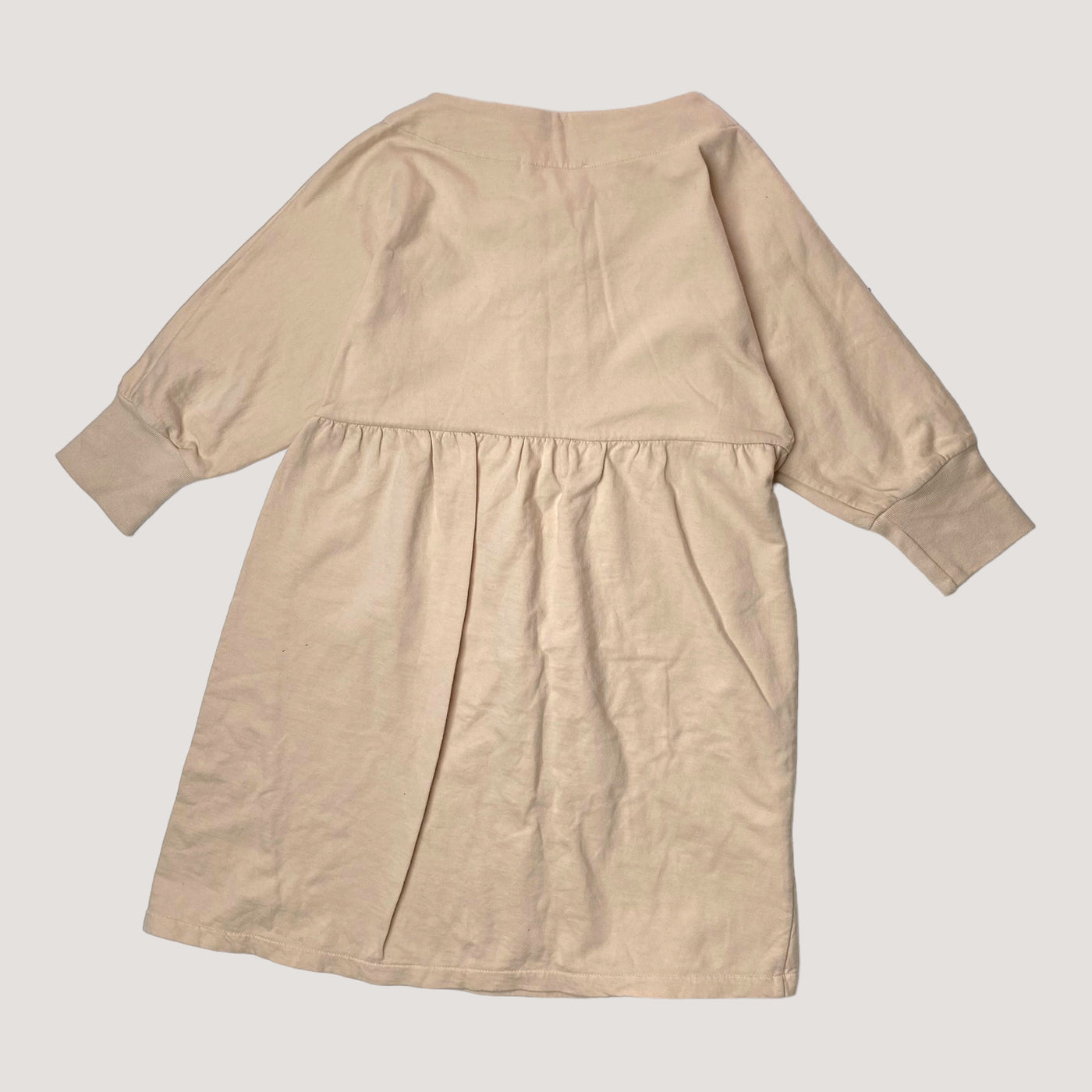 Bobo Choses sweat dress, wheat | 122cm