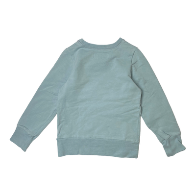 Gugguu sweatshirt, turquoise | 122cm