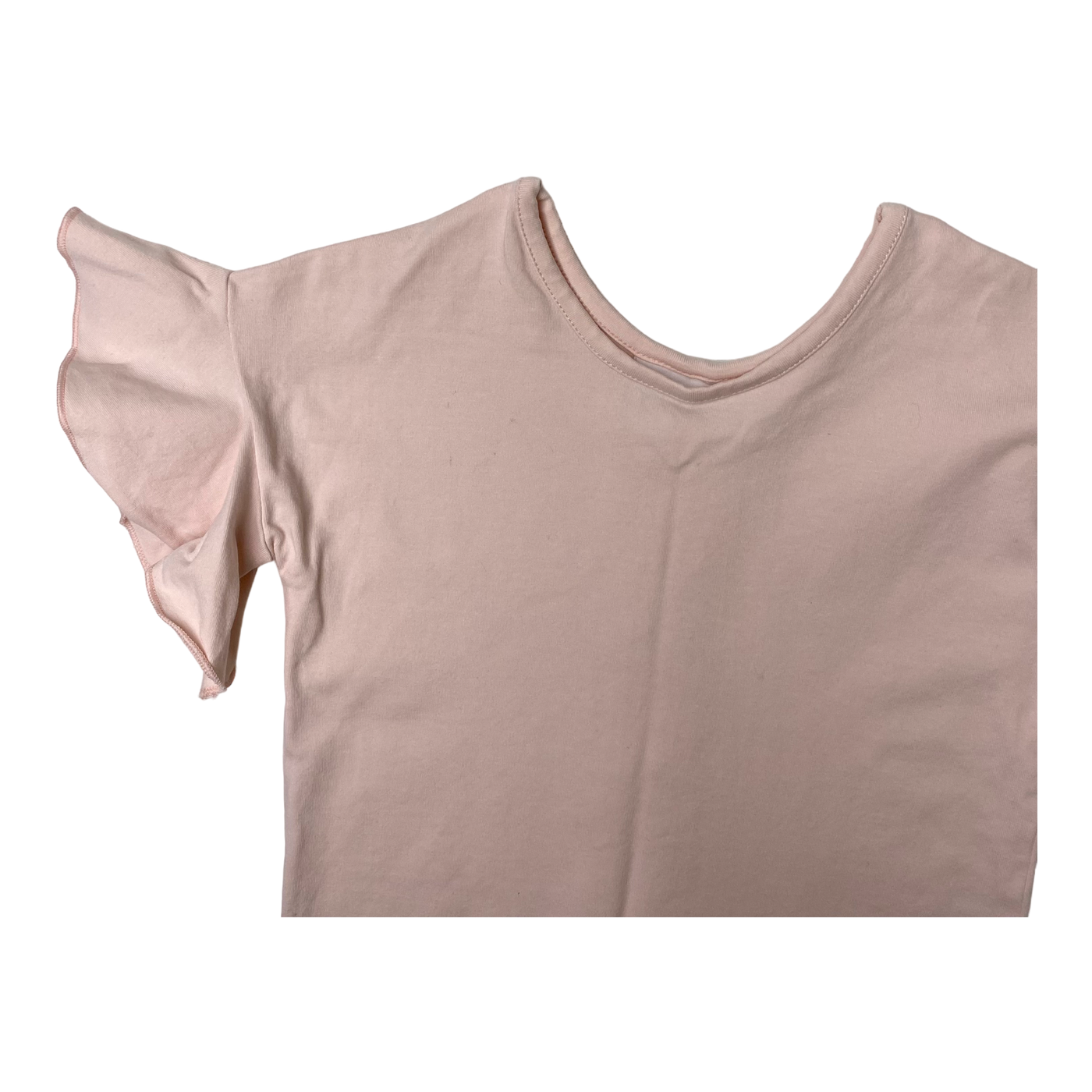 Gugguu frill t-shirt, pink | 110cm