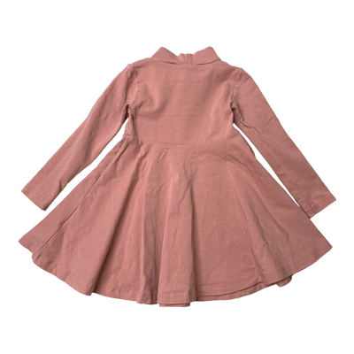 Gugguu turtleneck dress, salmon | 80cm