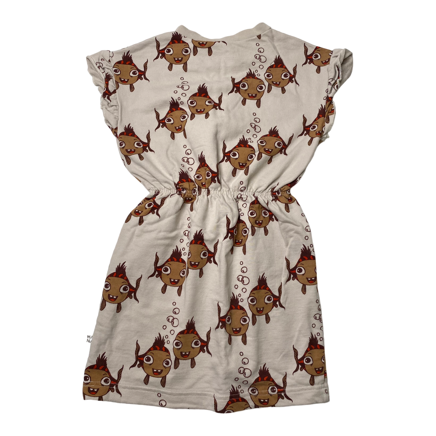 Mainio dress, gold fish | 110/116cm