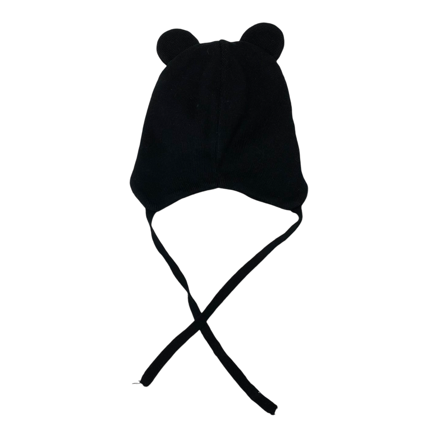 Gugguu merino pom beanie, black | 38/40cm