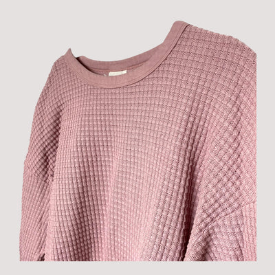 structured sweater, pink | woman L/XL