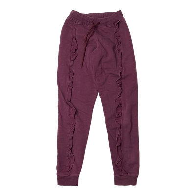 Gugguu frill sweatpants, purple | 140cm