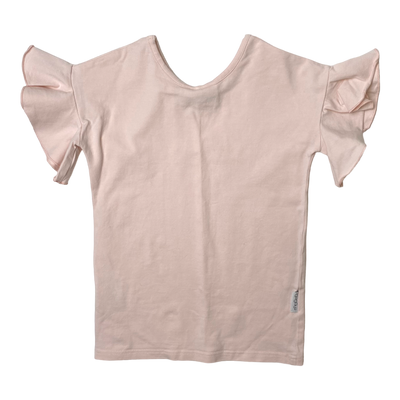 Gugguu frill t-shirt, pink | 110cm