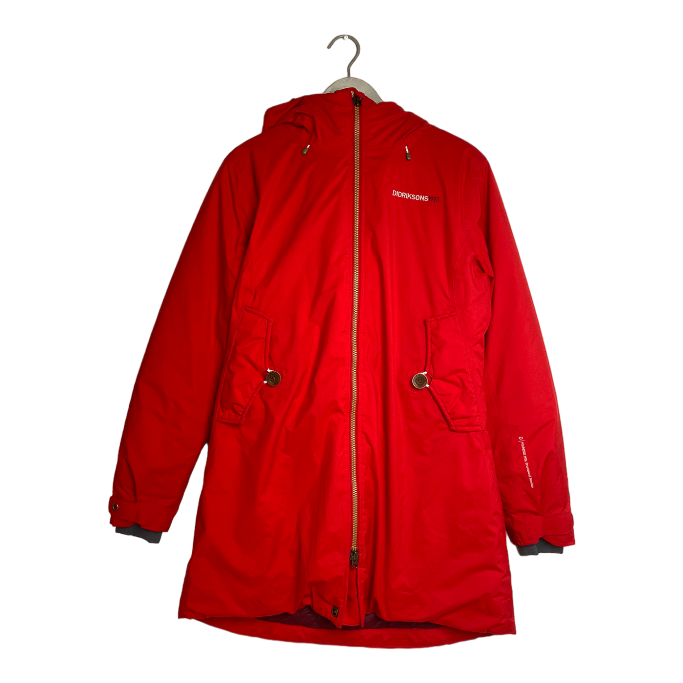 Didriksons tove wns parka, red | woman 40
