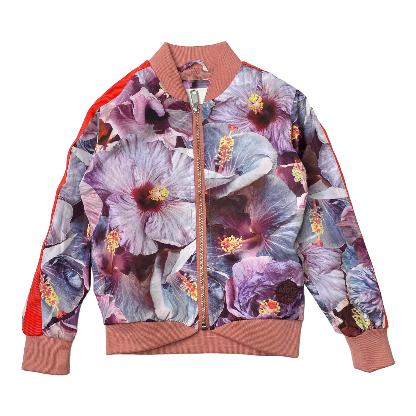 Molo light bomber jacket, true hibiscus | 110cm