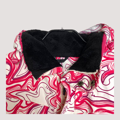 Halti winter shell jacket, pink/white | woman L