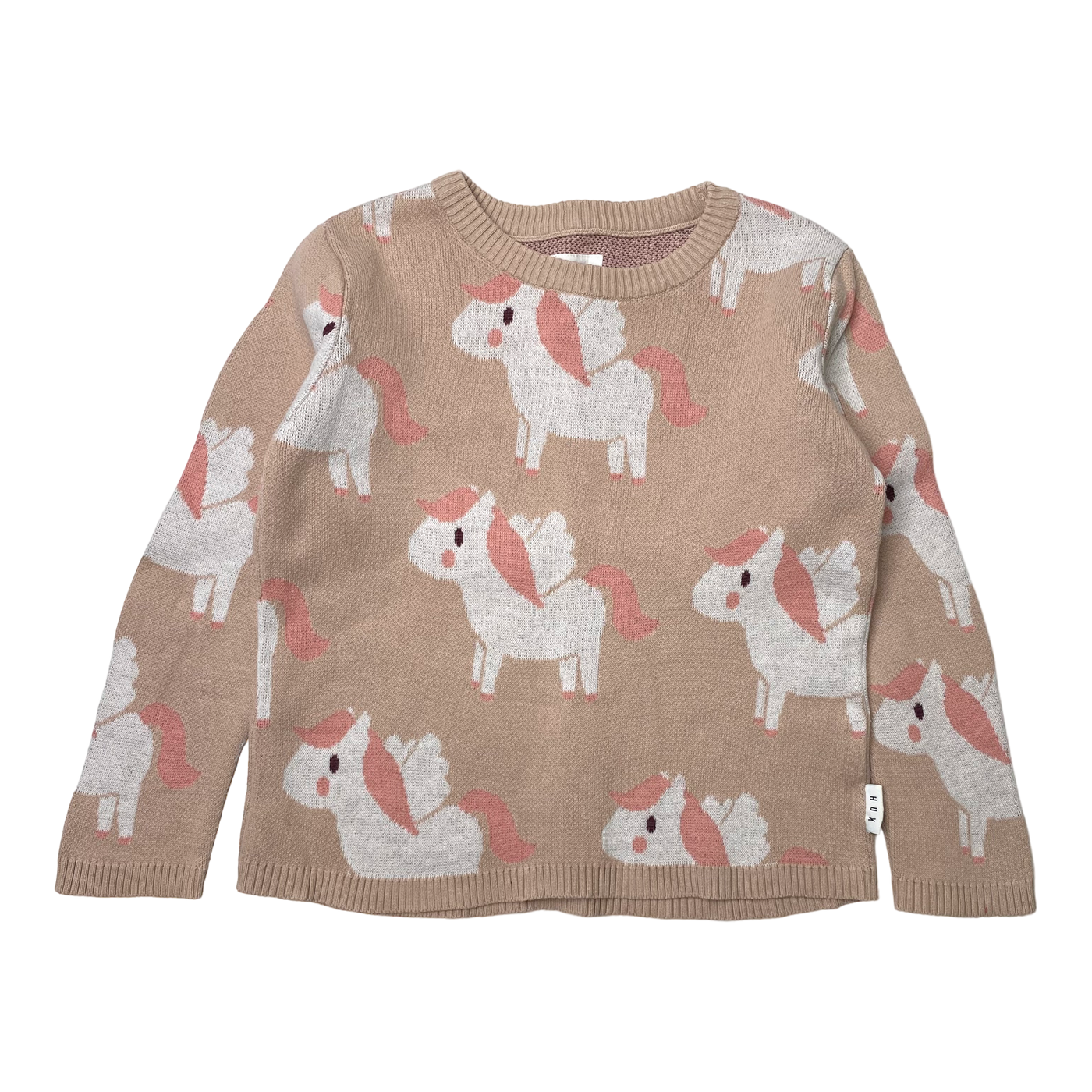 Huxbaby knitted jumper, unicorn | 7y