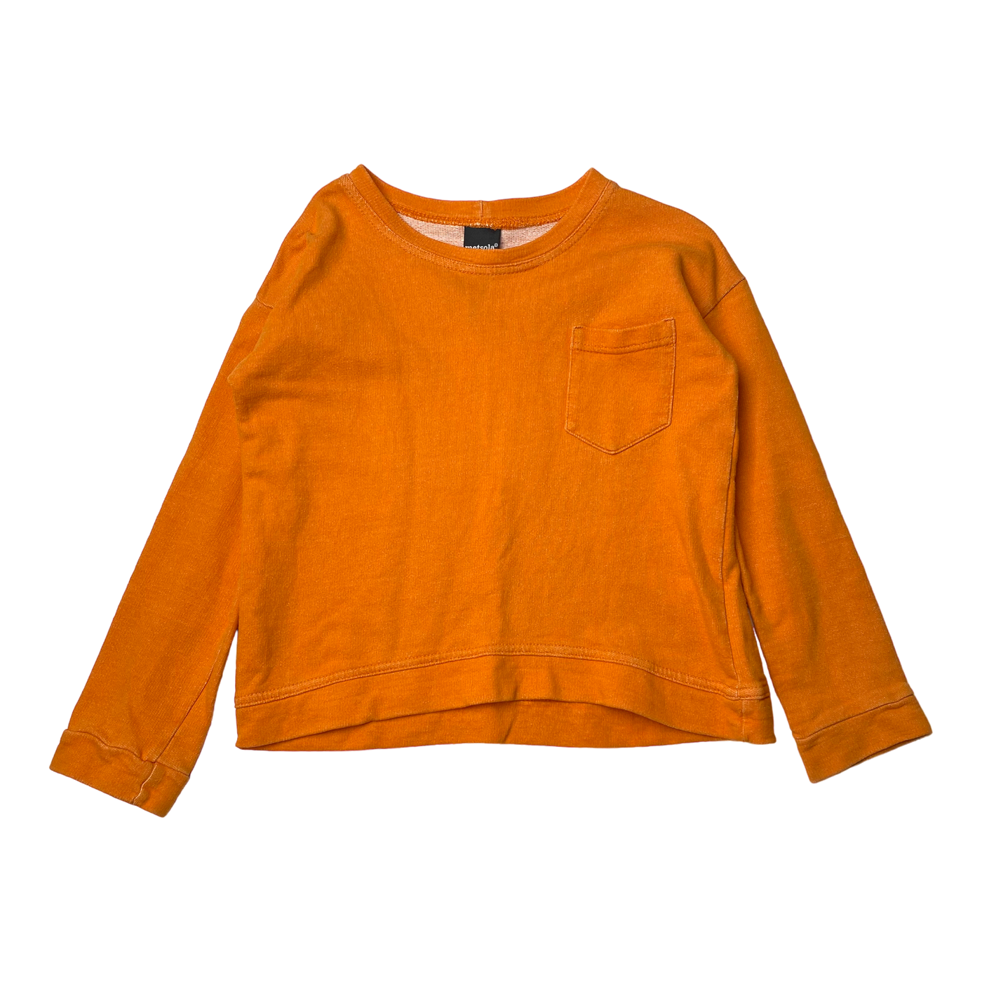 Metsola sweatshirt, carrot orange | 122/128cm