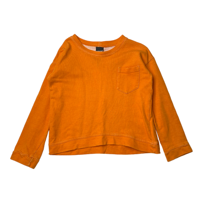 Metsola sweatshirt, carrot orange | 122/128cm