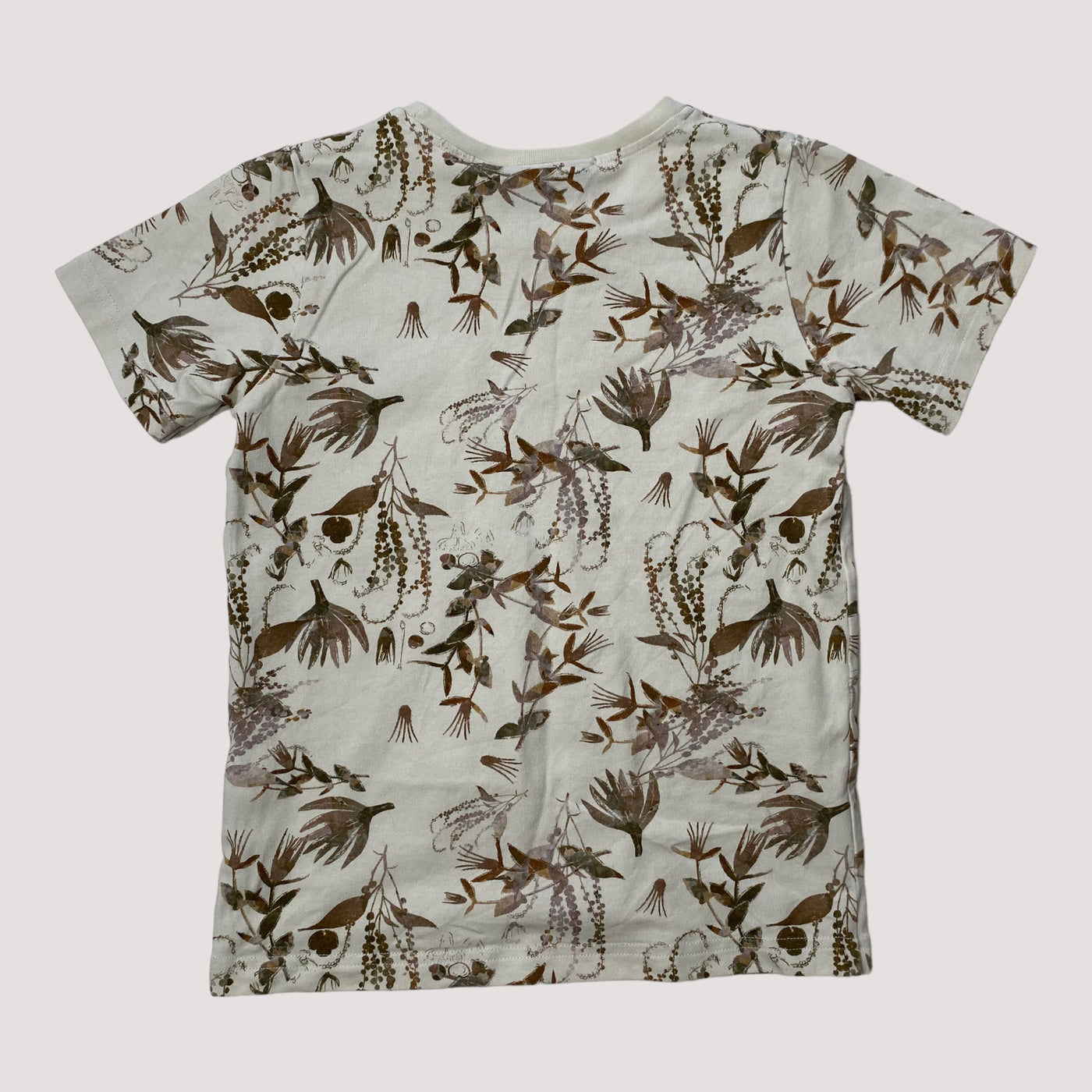 Kaiko pocket t-shirt, dried botany | 110/116cm