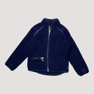 Ebbe fleece jacket, dark blue | 110cm