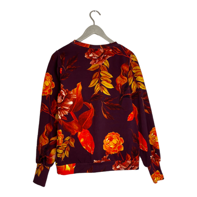 Blaa college shirt, flowers | woman XS