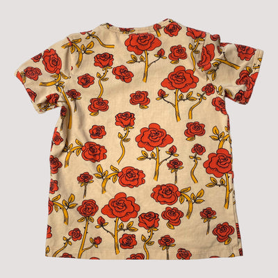 t-shirt, roses | 116/122cm