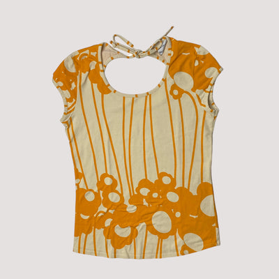 Marimekko t-shirt, beige/orange| women S