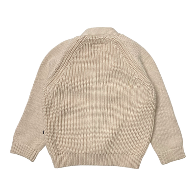 Kaiko knit cardigan, wheat | 86/92cm