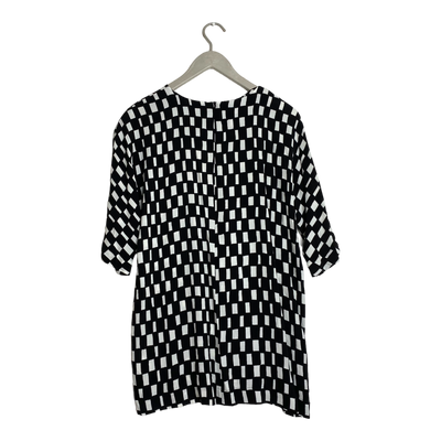 Marimekko jada blouse, black and white | woman 40